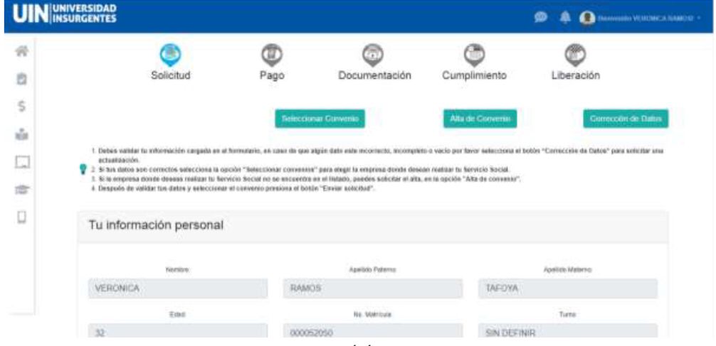 Formato De Servicio Social Universidad Insurgentes